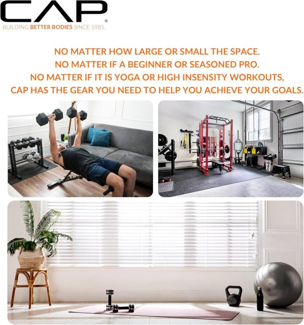 CAP Barbell Neoprene Dumbbell Hand Weights - Pair | Multiple...