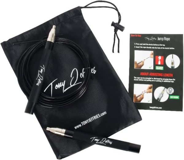 Tony Jeffries 2.0 Speed Jump Rope of 360 degree Spin Ball Be...