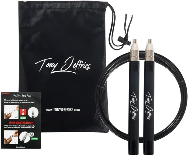 Tony Jeffries 2.0 Speed Jump Rope of 360 degree Spin Ball Be...