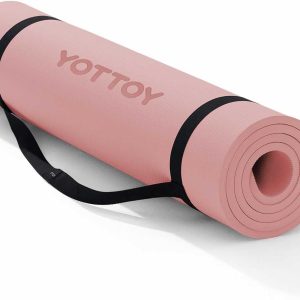 YOTTOY Yoga Mat，Extra Thick Yoga Mat (1/2inch),Professional ...