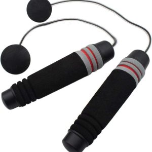 Jump Rope Weighted Cordless Fitness Ropes Skipping Ropeless ...