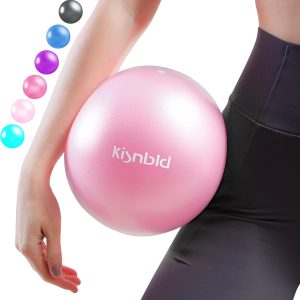 Small Exercise Ball, 9 Inch Mini Pilates Ball, Anti Burst an...
