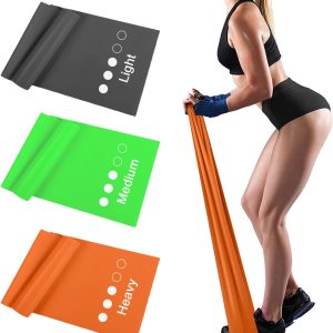 Resistance Bands Set, Exercise Bands, Elastic Workout Bands ...