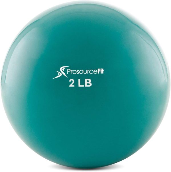 ProsourceFit Weighted Toning Exercise Balls for Pilates, Yog...