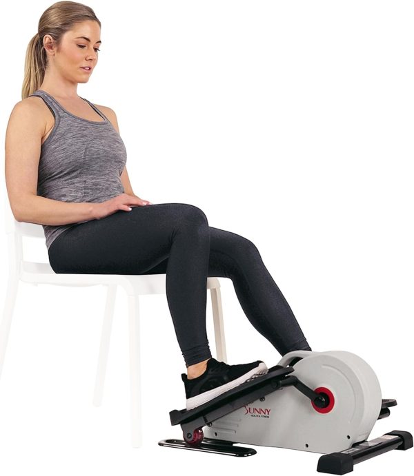 Sunny Health & Fitness Sitting Under Desk Elliptical Exercis...