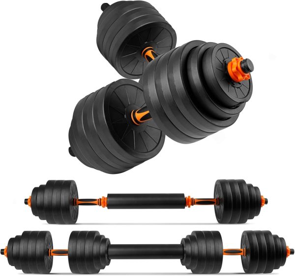 Adjustable Weights Dumbbells Set, 22/33/44/55/66/88lbs Free ...