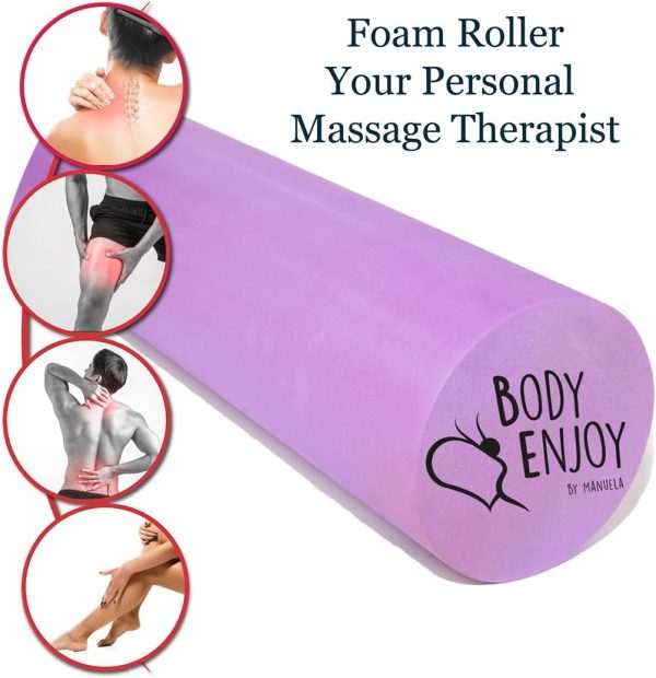 Small Size Medium Density EVA Foam Roller for Back & Leg Pai...