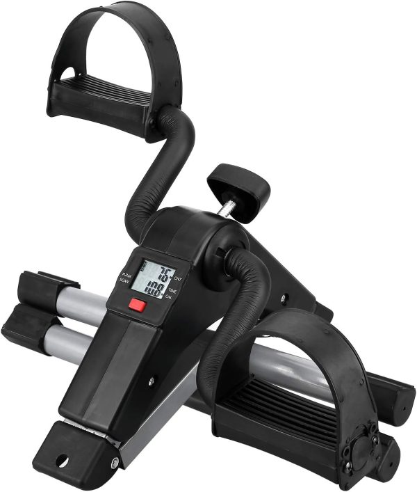Folding Pedal Exerciser, Mini Exercise Bike Under Desk Bike ...
