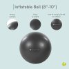 Balanced Body Inflatable Ball, Exercise Ball for Stability, ...