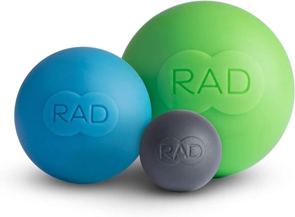 RAD Rounds Myofascial Release Balls (Set of 3) - Extra Soft ...