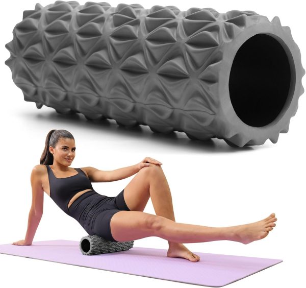 Foam Roller - Medium Density Deep Tissue Massager for Muscle...