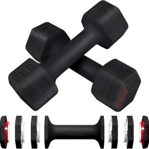 Adjustable Dumbbells Set- 2 lb 3lb 4lb 5lb Free Weights Set ...