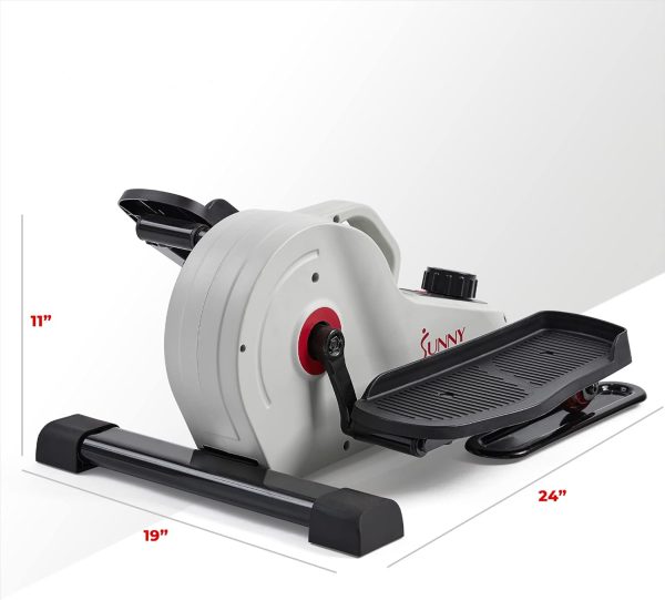 Sunny Health & Fitness Sitting Under Desk Elliptical Exercis...