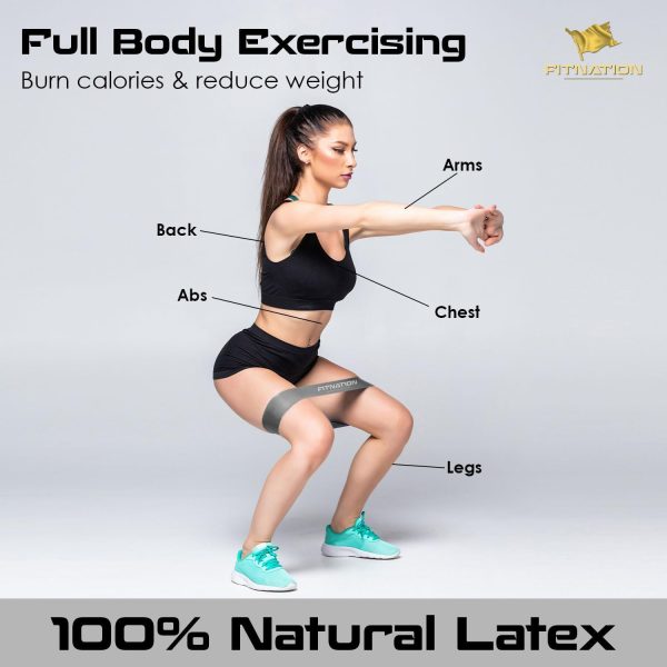 Hip Bands for Working Out - Exercise Bands, Workout Bands fo...