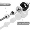 High-Speed Jump Rope with Ball Bearings, Adjustable Weighted...