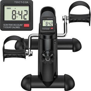 Mini Exercise Bike, Under Desk Bike Pedal Exerciser for Arm/...