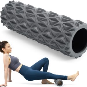 Foam Roller, 15inch Deep Tissue Massager for Muscle Massage,...