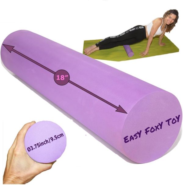 Small Size Medium Density EVA Foam Roller for Back & Leg Pai...