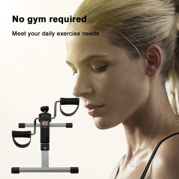 Folding Pedal Exerciser, Mini Exercise Bike Under Desk Bike ...