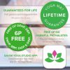 Gaiam Yoga Mat - Premium 5mm Print Thick Non Slip Exercise &...