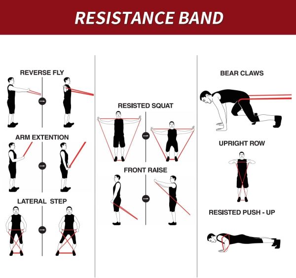 WHATAFIT Resistance Bands, Exercise Bands，Pull up Assistance...