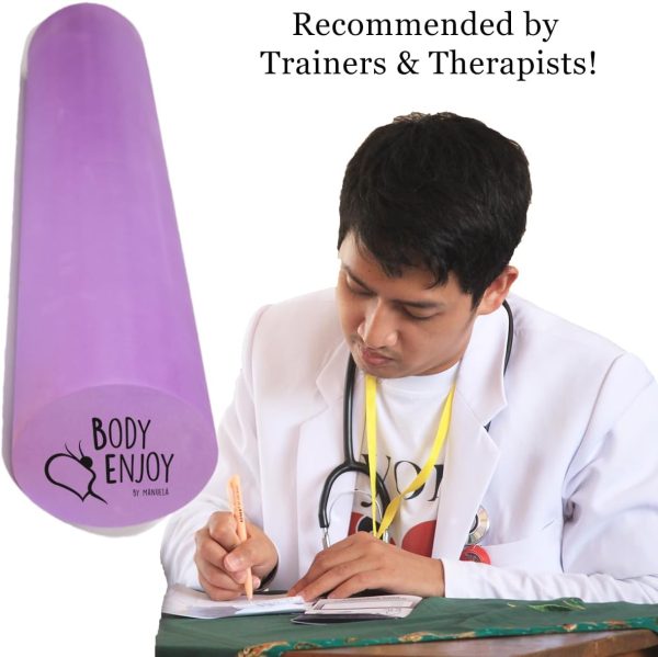 Small Size Medium Density EVA Foam Roller for Back & Leg Pai...