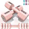 EAST MOUNT Weights Dumbbells Set of 2,Adjustable Dumbells fo...