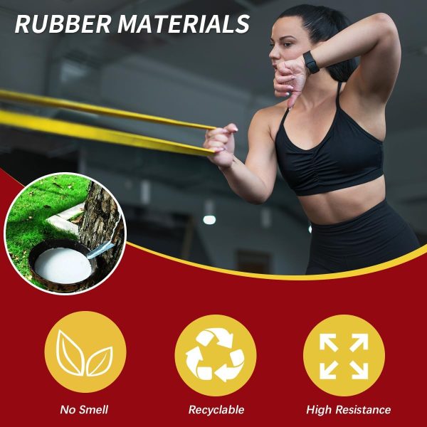 WHATAFIT Resistance Bands, Exercise Bands，Pull up Assistance...