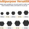 Amazon Basics Rubber Hex Dumbbell Hand Weight