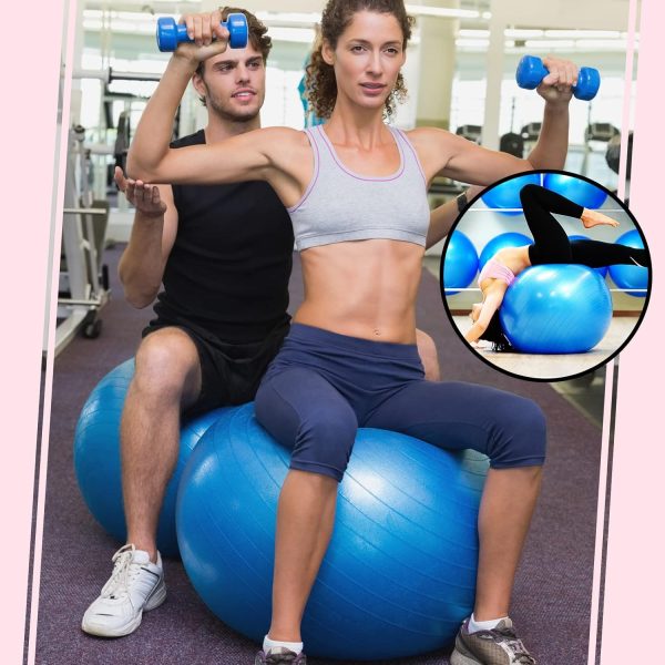 Jerify 10 Pcs Pilate Ball Exercise Ball Bulk Yoga Ball for F...