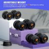 Adjustable Dumbbells 45lbs Free Weight Dumbbell Set with Con...