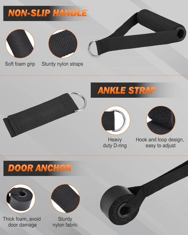 Zacro Resistance Bands for Working Out, 270 LBS Heavy Exerci...