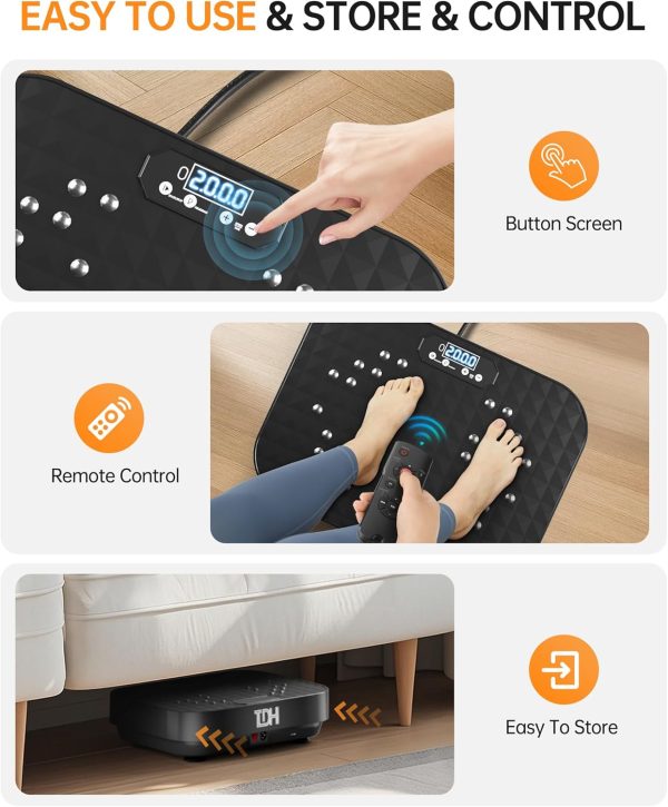 TDH Vibration Plate Exercise Machine, Power Plate Vibration ...