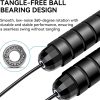 High-Speed Jump Rope with Ball Bearings, Adjustable Weighted...