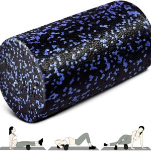 Yes4All High-Density Round Back Roller Foam, Exercise Foam R...