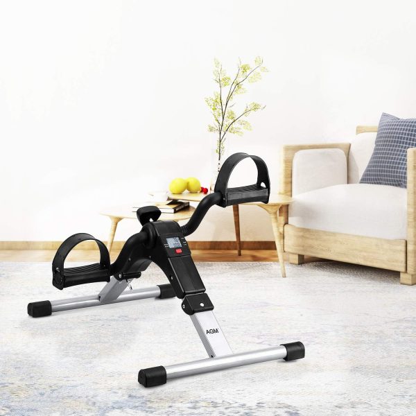 Folding Pedal Exerciser, Mini Exercise Bike Under Desk Bike ...