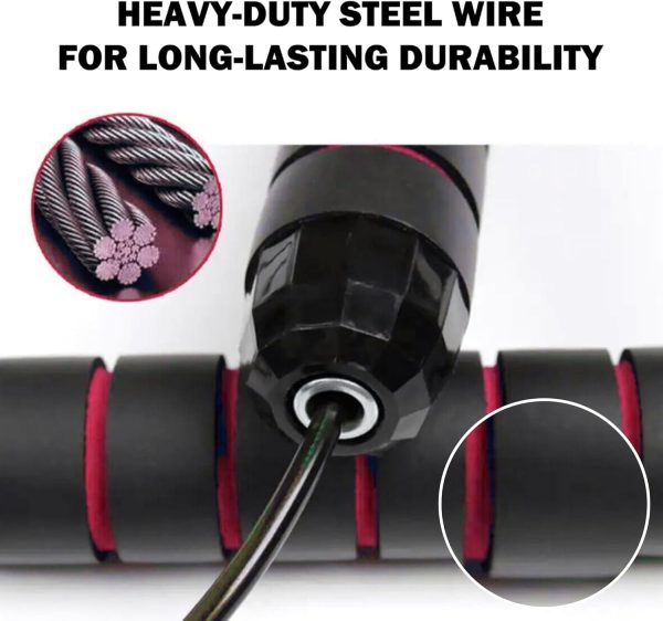 Jump Rope, Speed Jump Rope with Ball Bearings, Adjustable We...