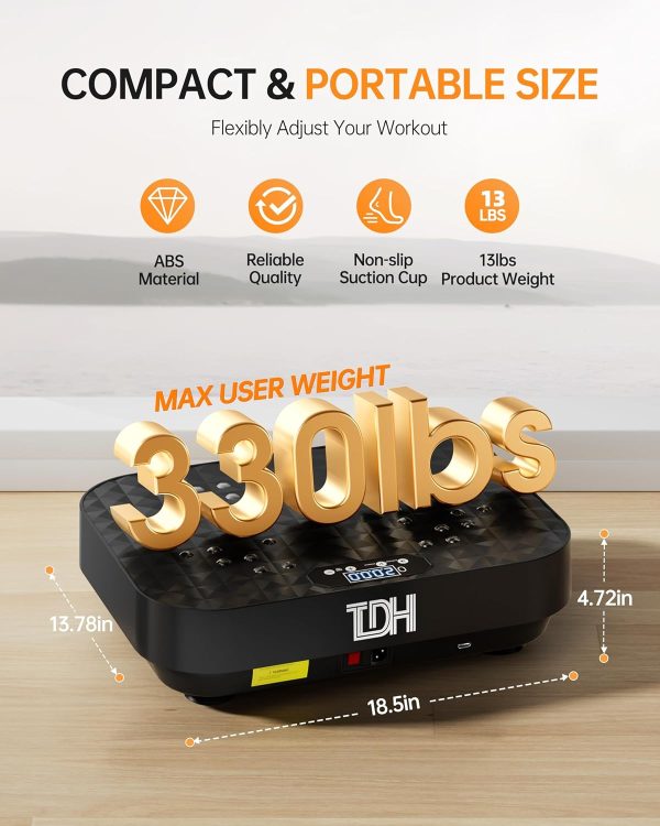 TDH Vibration Plate Exercise Machine, Power Plate Vibration ...