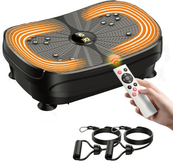 Vibration Plate Exercise Machine, LERTIN Compact Portable Fu...
