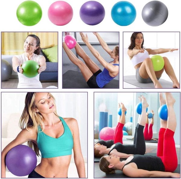 Mini Pilates 6 inch Exercise Ball for Yoga,Small Pilates Cor...