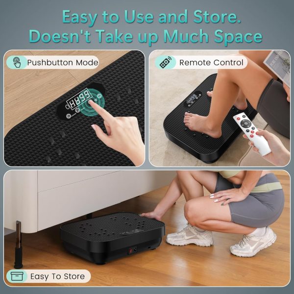 Vibration Plate Exercise Machine,Whole Body Workout Power Vi...