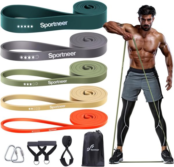 Resistance Bands for Working Out: Pull Up Bands 5-130lb 5 Le...