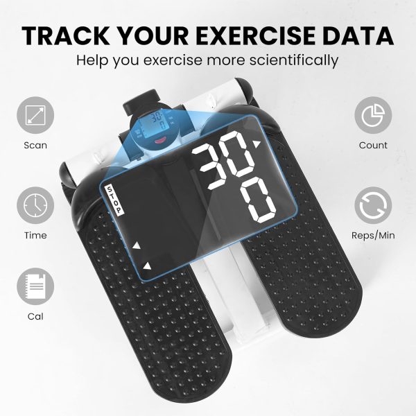Mini Stepper, Steppers for Exercise at Home, Upgraded Air Po...