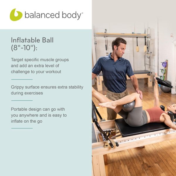 Balanced Body Inflatable Ball, Exercise Ball for Stability, ...