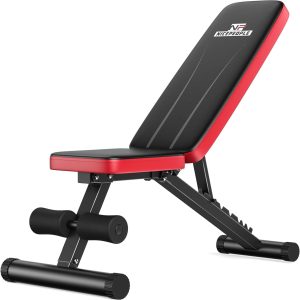 Basic Weight Bench for Home Gym, Foldable Workout Bench with...