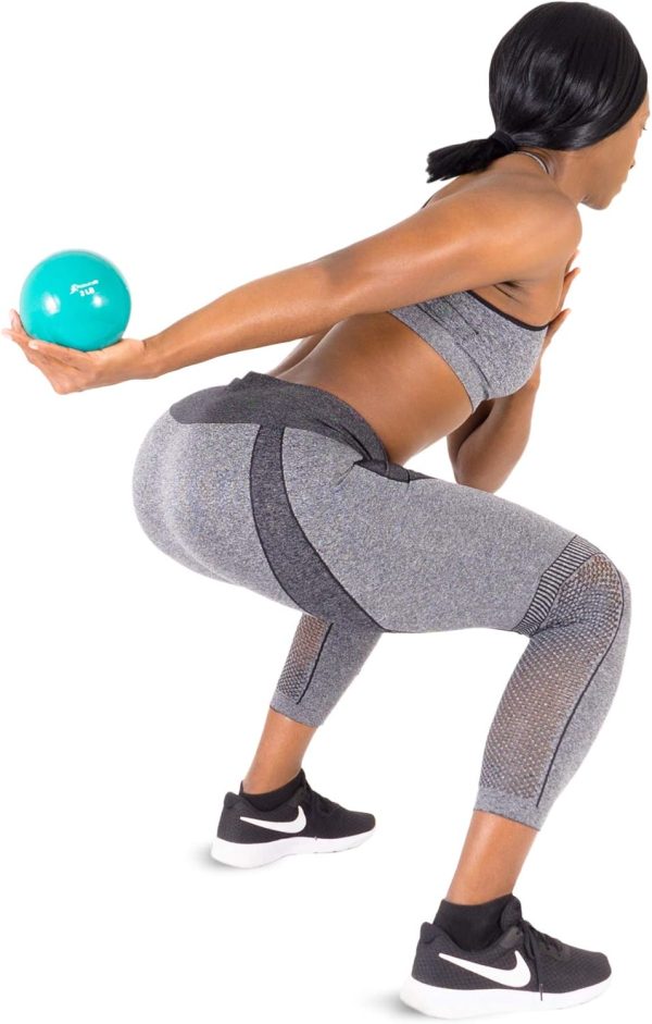 ProsourceFit Weighted Toning Exercise Balls for Pilates, Yog...