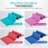Foldable Yoga Mat for Home Workout & Travel, 4mm/2mm Thick T...