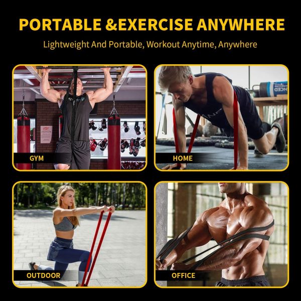 Resistance Bands for Working Out, Pull Up Bands for Men Wome...
