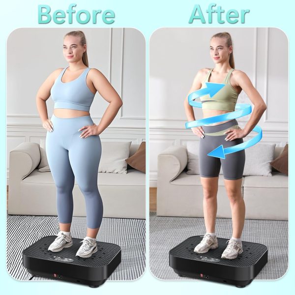 Vibration Plate Exercise Machine,Whole Body Workout Power Vi...