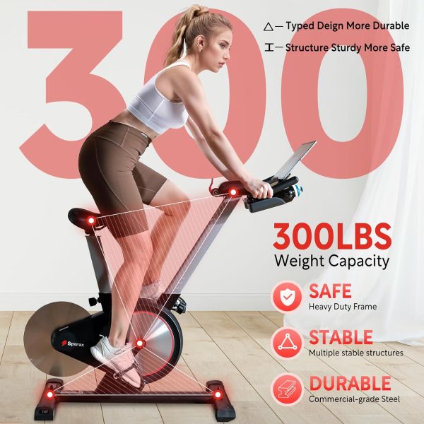 Sperax Exercise Bike,Stationary Bikes for Home with Exclusiv...